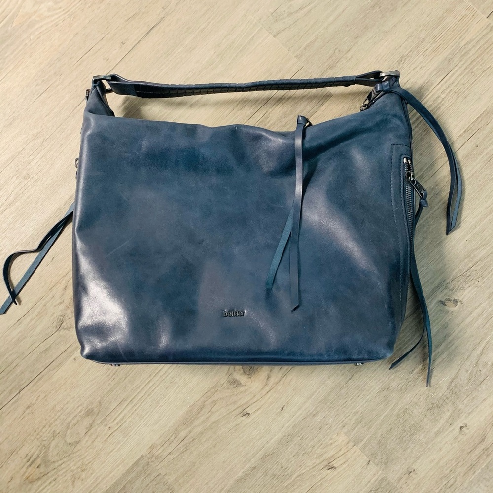 Botkier- Navy Blue Leather Hobo